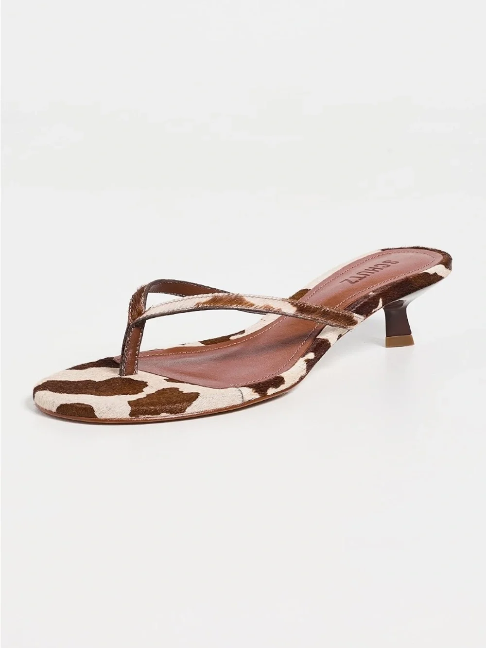 NWT SCHUTZ Carolyn Kitten Heel Sandal 8.5